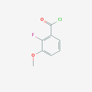molecular formula C8H6ClFO2 B1346482 2-Fluoro-3-methoxybenzoyl chloride CAS No. 850563-45-0