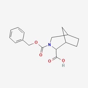 3-[(Benzyloxy)carbonyl]-3-azabicyclo[3.2.1]octane-2-carboxylic acid