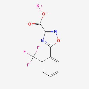 Potassium 5-[2-(trifluoromethyl)phenyl]-1,2,4-oxadiazole-3-carboxylate