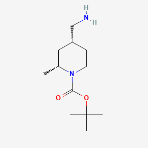 tert-butyl (2R,4R)-4-(aminomethyl)-2-methylpiperidine-1-carboxylate