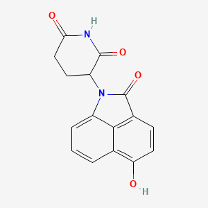 molecular formula C16H12N2O4 B13464902 3-(5-Hydroxy-2-oxobenzo[cd]indol-1(2H)-yl)piperidine-2,6-dione 