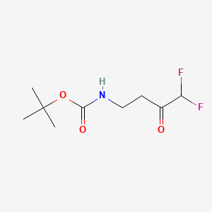 tert-butyl N-(4,4-difluoro-3-oxobutyl)carbamate