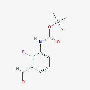 tert-butyl N-(2-fluoro-3-formylphenyl)carbamate