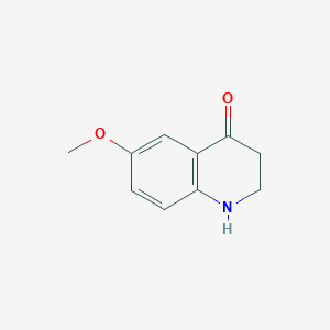 molecular formula C10H11NO2 B1346495 6-methoxy-2,3-dihydro-1H-quinolin-4-one CAS No. 3835-21-0