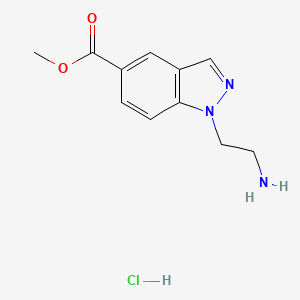 methyl 1-(2-aminoethyl)-1H-indazole-5-carboxylate hydrochloride