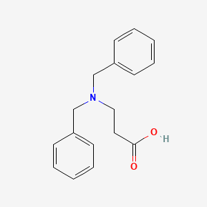 molecular formula C17H19NO2 B1346496 3-(二苄基氨基)丙酸 CAS No. 19812-58-9
