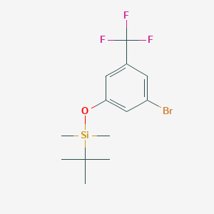 [3-Bromo-5-(trifluoromethyl)phenoxy](tert-butyl)dimethylsilane