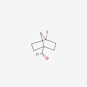 molecular formula C8H11FO B13464964 4-Fluorobicyclo[2.2.1]heptane-1-carbaldehyde CAS No. 2866308-97-4