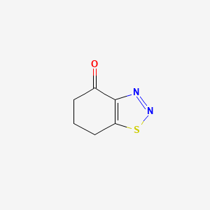 molecular formula C6H6N2OS B13465014 4,5,6,7-Tetrahydro-1,2,3-benzothiadiazol-4-one 