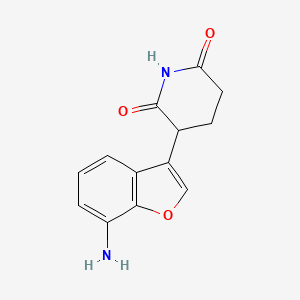 3-(7-Aminobenzofuran-3-yl)piperidine-2,6-dione