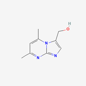 {5,7-Dimethylimidazo[1,2-a]pyrimidin-3-yl}methanol