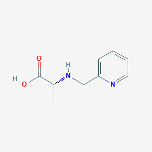 (2R)-2-[(Pyridin-2-ylmethyl)amino]propanoic acid