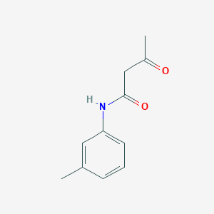 molecular formula C11H13NO2 B1346507 N-(3-甲苯基)-3-氧代丁酰胺 CAS No. 25233-46-9