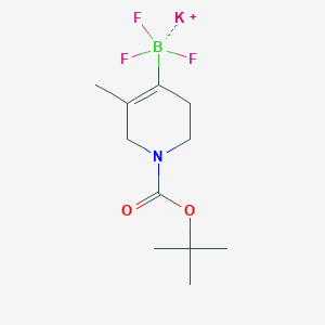 Potassium (1-(tert-butoxycarbonyl)-5-methyl-1,2,3,6-tetrahydropyridin-4-yl)trifluoroborate