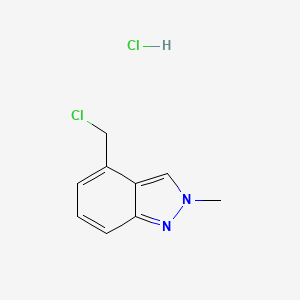 4-(chloromethyl)-2-methyl-2H-indazolehydrochloride