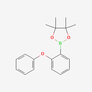 4,4,5,5-Tetramethyl-2-(2-phenoxyphenyl)-1,3,2-dioxaborolane