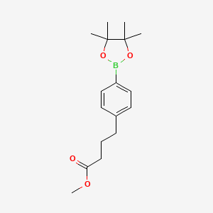 Methyl 4-[4-(4,4,5,5-tetramethyl-1,3,2-dioxaborolan-2-yl)phenyl]butanoate