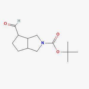 Tert-butyl 4-formyl-octahydrocyclopenta[c]pyrrole-2-carboxylate