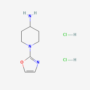 1-(1,3-Oxazol-2-yl)piperidin-4-aminedihydrochloride