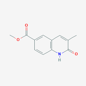 Methyl 3-methyl-2-oxo-1,2-dihydroquinoline-6-carboxylate