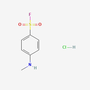 4-(Methylamino)benzene-1-sulfonyl fluoride hydrochloride