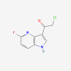 2-chloro-1-{5-fluoro-1H-pyrrolo[3,2-b]pyridin-3-yl}ethan-1-one