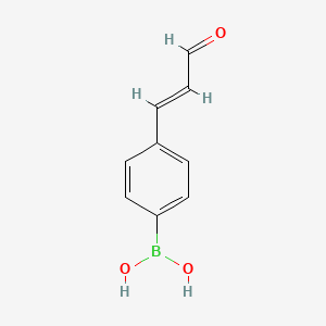 (E)-(4-(3-Oxoprop-1-en-1-yl)phenyl)boronic acid