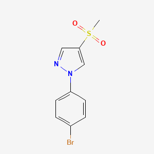 1-(4-bromophenyl)-4-methanesulfonyl-1H-pyrazole