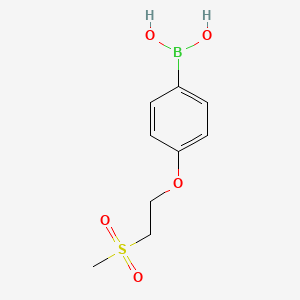 [4-(2-Methylsulfonylethoxy)phenyl]boronic acid