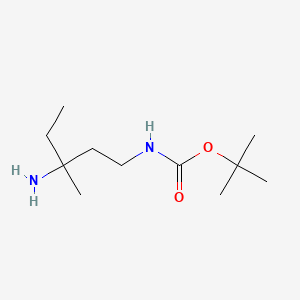 tert-butyl N-(3-amino-3-methylpentyl)carbamate