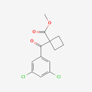 Methyl 1-(3,5-dichlorobenzoyl)cyclobutane-1-carboxylate