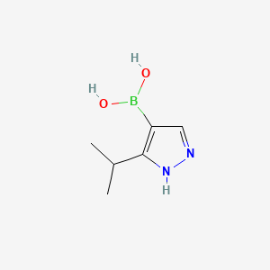 (3-Isopropyl-1H-pyrazol-4-yl)boronic acid