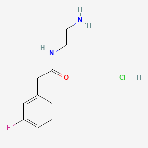 N-(2-aminoethyl)-2-(3-fluorophenyl)acetamide hydrochloride