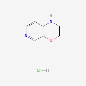 1H,2H,3H-pyrido[3,4-b][1,4]oxazine hydrochloride