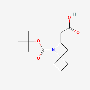 2-{1-[(Tert-butoxy)carbonyl]-1-azaspiro[3.3]heptan-2-yl}acetic acid