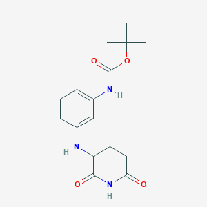 tert-butyl N-{3-[(2,6-dioxopiperidin-3-yl)amino]phenyl}carbamate