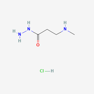 3-(Methylamino)propanehydrazide hydrochloride