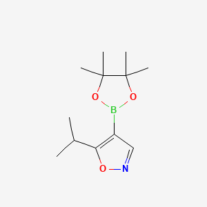 5-Isopropyl-4-(4,4,5,5-tetramethyl-1,3,2-dioxaborolan-2-yl)isoxazole