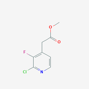 Methyl 2-(2-chloro-3-fluoropyridin-4-yl)acetate