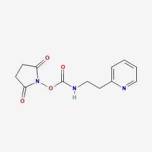 2,5-dioxopyrrolidin-1-yl N-[2-(pyridin-2-yl)ethyl]carbamate