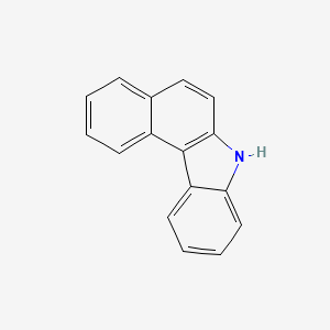 molecular formula C16H11N B1346553 7H-Benzo[c]carbazole CAS No. 205-25-4