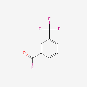 molecular formula C8H4F4O B1346555 3-(Trifluoromethyl)benzoyl fluoride CAS No. 328-99-4