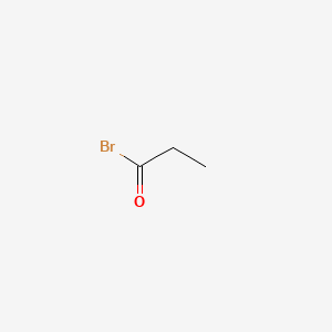 molecular formula C3H5BrO B1346559 丙酰溴 CAS No. 598-22-1