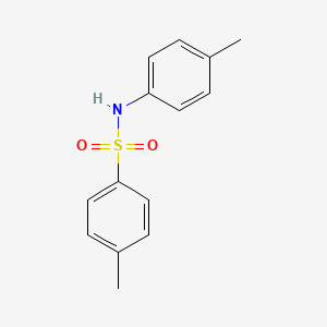 molecular formula C14H15NO2S B1346560 4-Methyl-N-(4-methylphenyl)benzenesulfonamide CAS No. 599-86-0