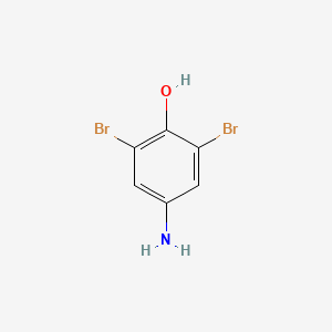 molecular formula C6H5Br2NO B1346563 4-Amino-2,6-dibromophenol CAS No. 609-21-2