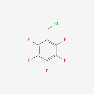 molecular formula C7H2ClF5 B1346566 1-(Chloromethyl)-2,3,4,5,6-pentafluorobenzene CAS No. 653-35-0