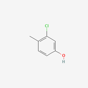 molecular formula C7H7ClO B1346567 3-Chloro-4-methylphenol CAS No. 615-62-3