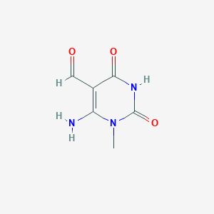 6-Amino-1-methyl-2,4-dioxo-1,2,3,4-tetrahydropyrimidine-5-carbaldehyde