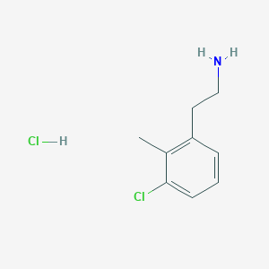 2-(3-Chloro-2-methylphenyl)ethan-1-amine hydrochloride