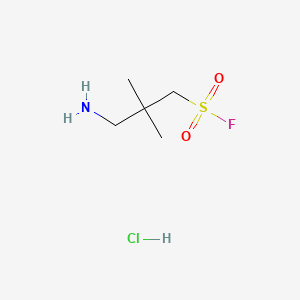 3-Amino-2,2-dimethylpropane-1-sulfonyl fluoride hydrochloride